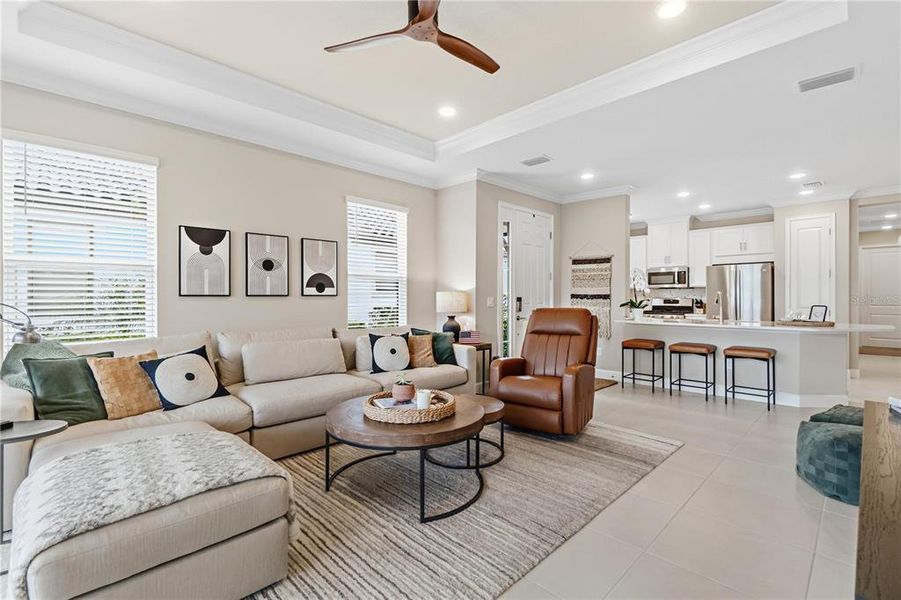 Furnished interior view inside a new home in , Lakewood Ranch (Image 16).