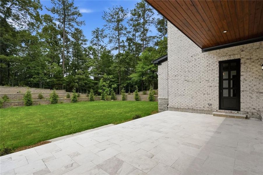 Exterior details and patio area of a home in , Roswell (Image 29).