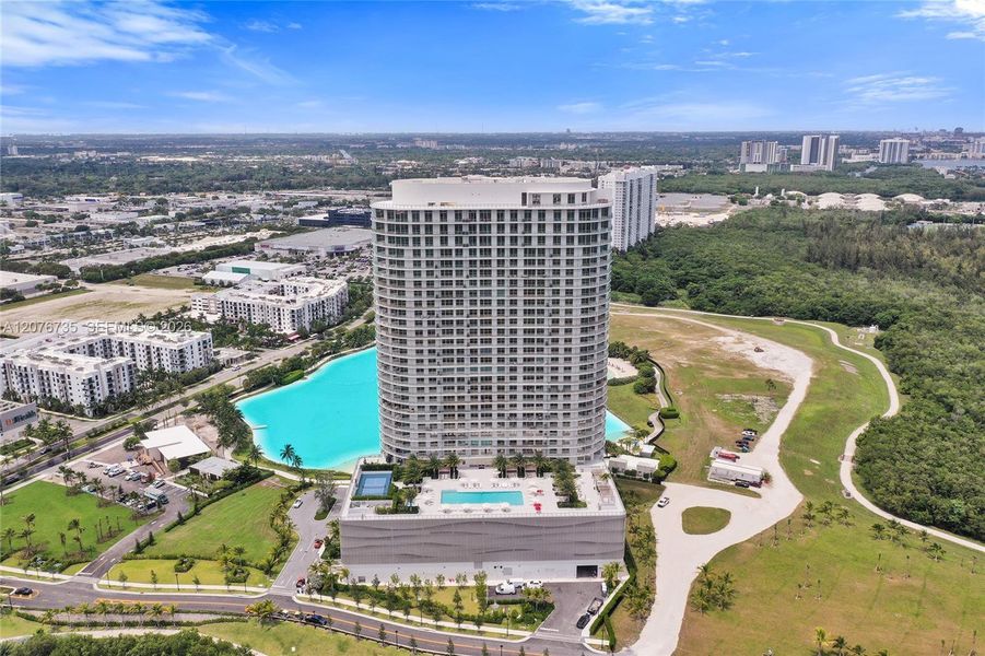 Condo located in North Miami, FL showcasing its design and architecture (Image 58).