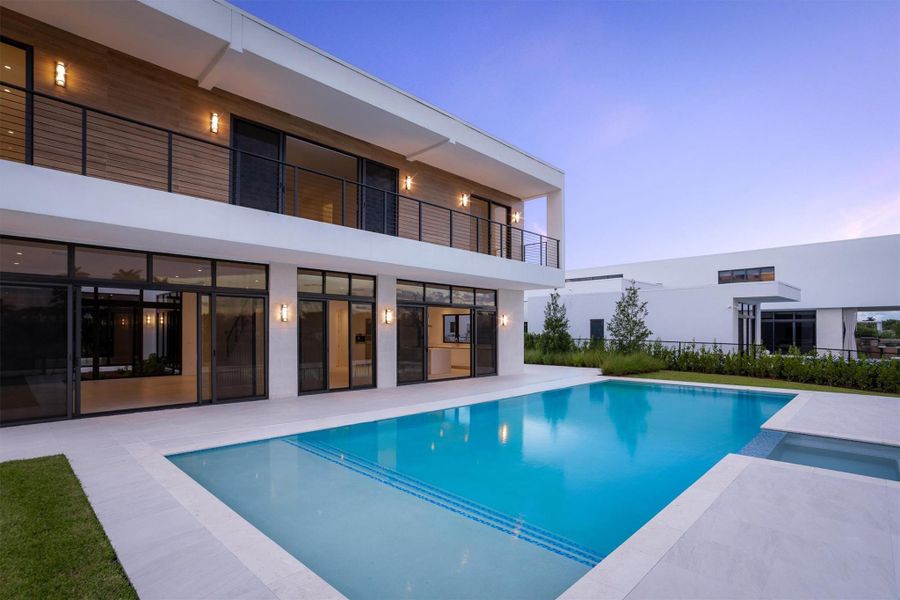 Exterior details and patio area of a home in , Weston (Image 55).