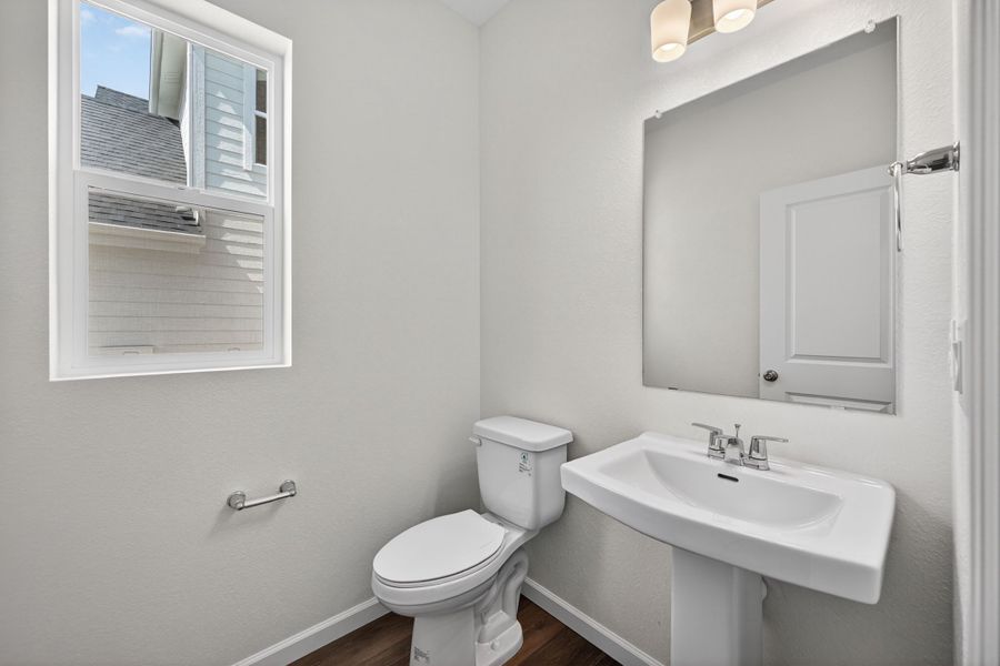 Furnished interior view inside a new home in Sky Ranch, Aurora (Image 5).