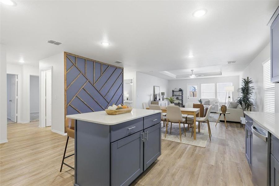 Furnished interior view inside a new home in Newberry Point, Fort Worth (Image 12).