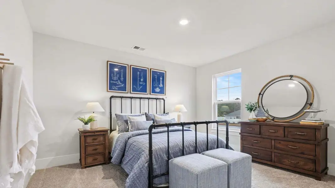 Representative furnished interior of a home built from the Belfort by D.R. Horton in Riverlake, Supply (Image 14).