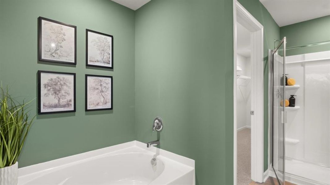 Furnished interior view inside a new home in Oconee Overlook Townhomes, Gainesville (Image 7).