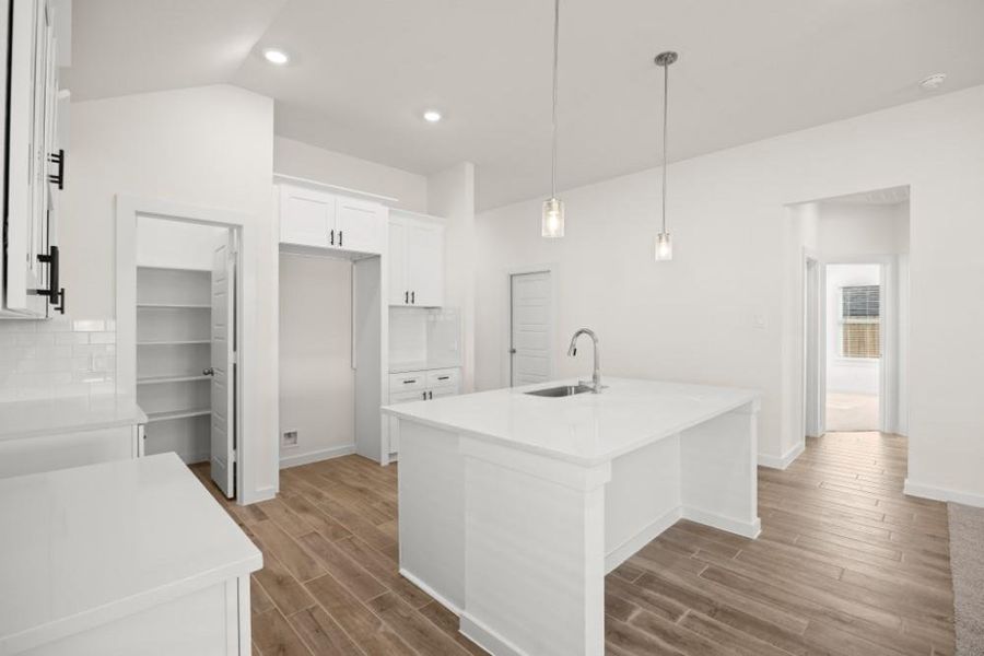 Furnished interior view inside a new home in Ashland, Angleton (Image 5).