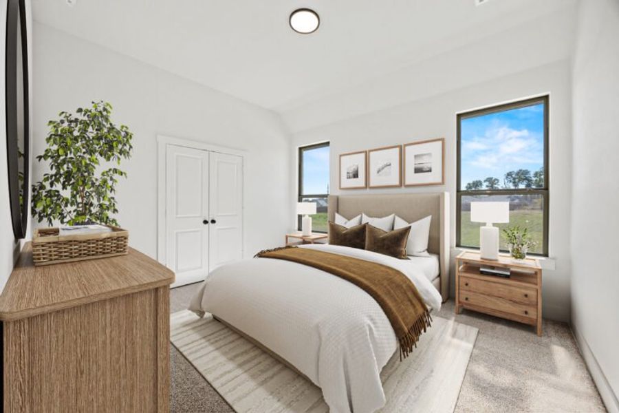Furnished interior view inside a new home in Chatham Reserve, Providence Village (Image 10).