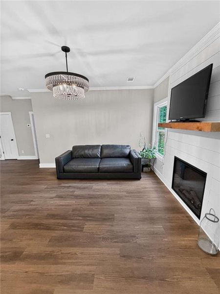 Furnished interior view inside a new home in , Gillsville (Image 8).