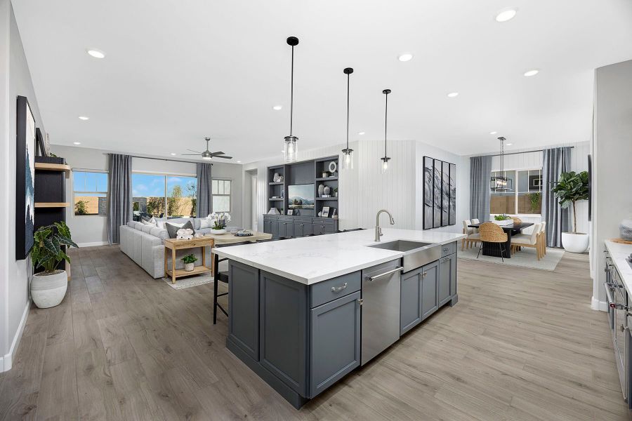 Representative furnished interior of a home built from the Violet by Mattamy Homes in White Tank Vistas, Waddell (Image 6).