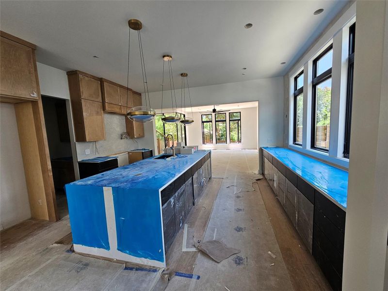 In-progress construction of a new home in The Grove, Austin, TX (Image 5). In-progress construction of a new home in The Grove, Austin, TX (Image 5).