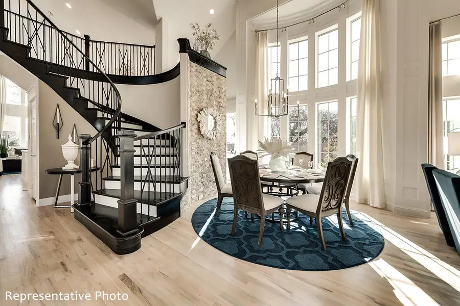 Furnished interior view inside a new home in Walton Ridge, Corinth (Image 4).
