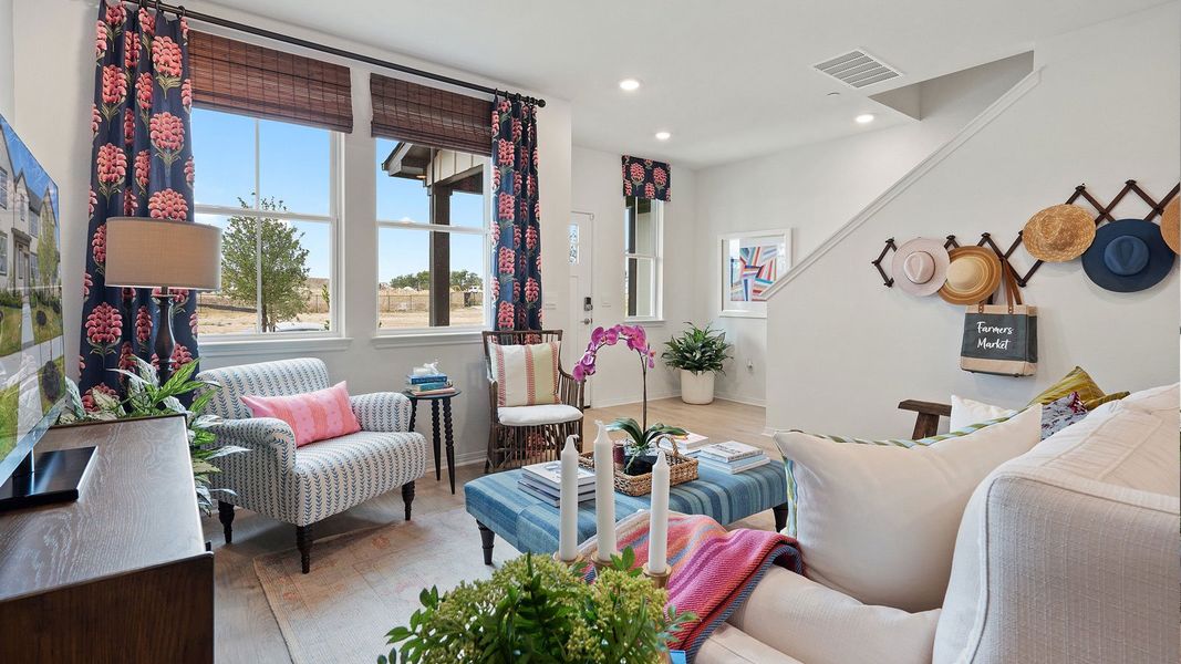 Furnished interior view inside a new home in Avery Centre, Round Rock (Image 10).