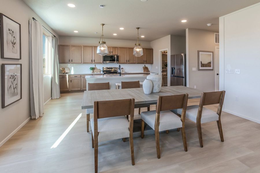 Representative furnished interior of a home built from the Clemens by Hartford Homes in Bloom, Fort Collins (Image 16).