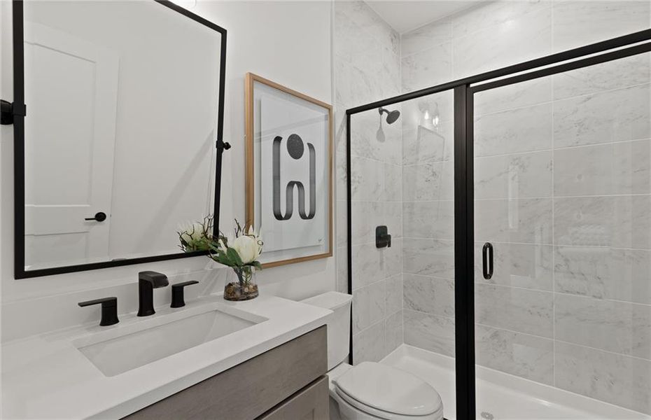 Furnished interior view inside a new home in Silverwood, Cumming (Image 22).