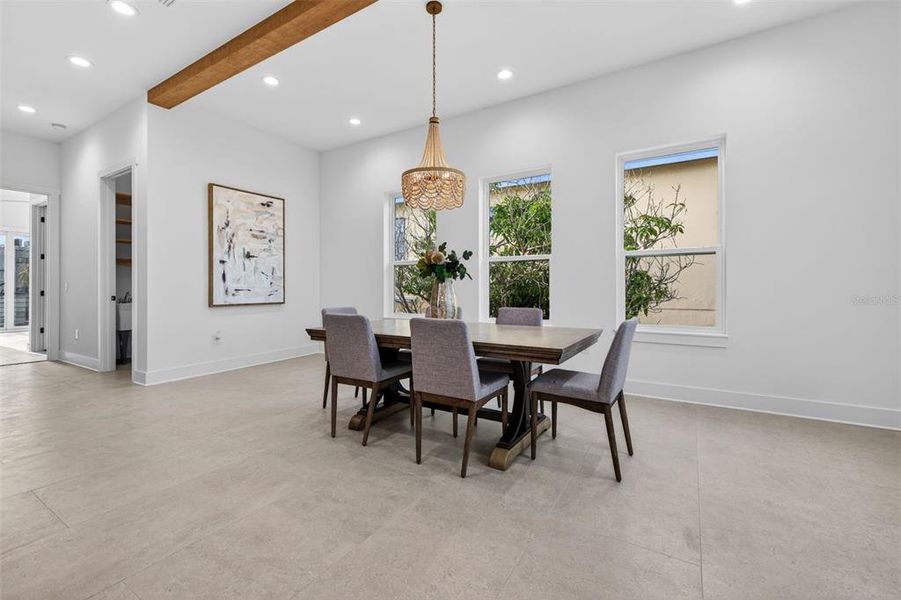 Furnished interior view inside a new home in , Belleair Beach (Image 20).