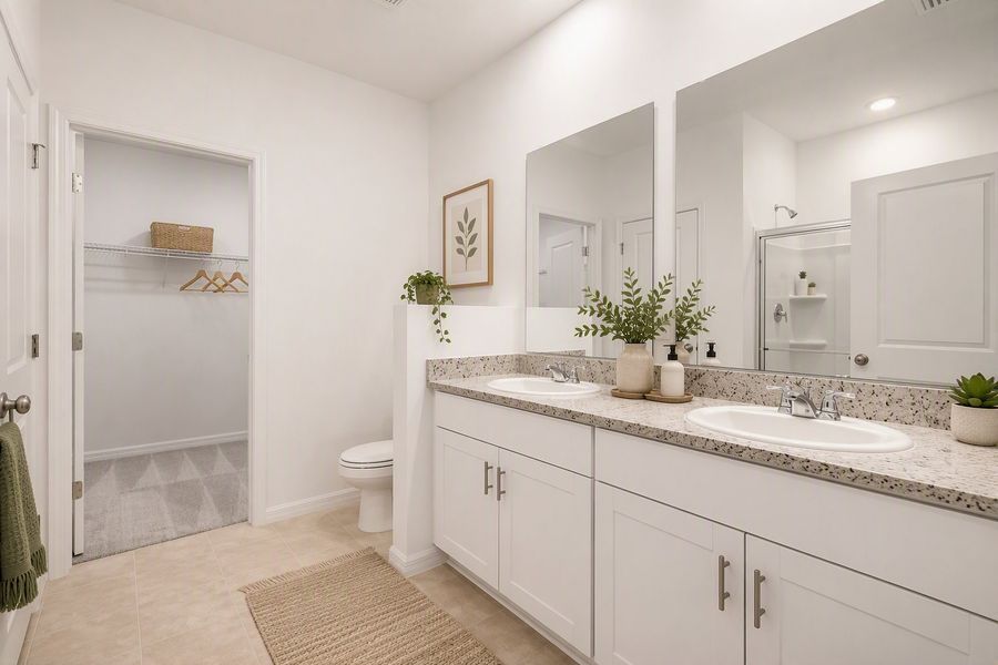 Representative furnished interior of a home built from the Buttonwood by Taylor Morrison in Coopers Meadow, Jacksonville (Image 7).