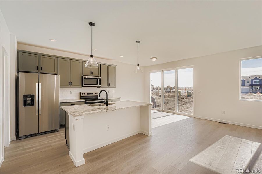 Furnished interior view inside a new home in Wolf Creek Run, Strasburg (Image 5).