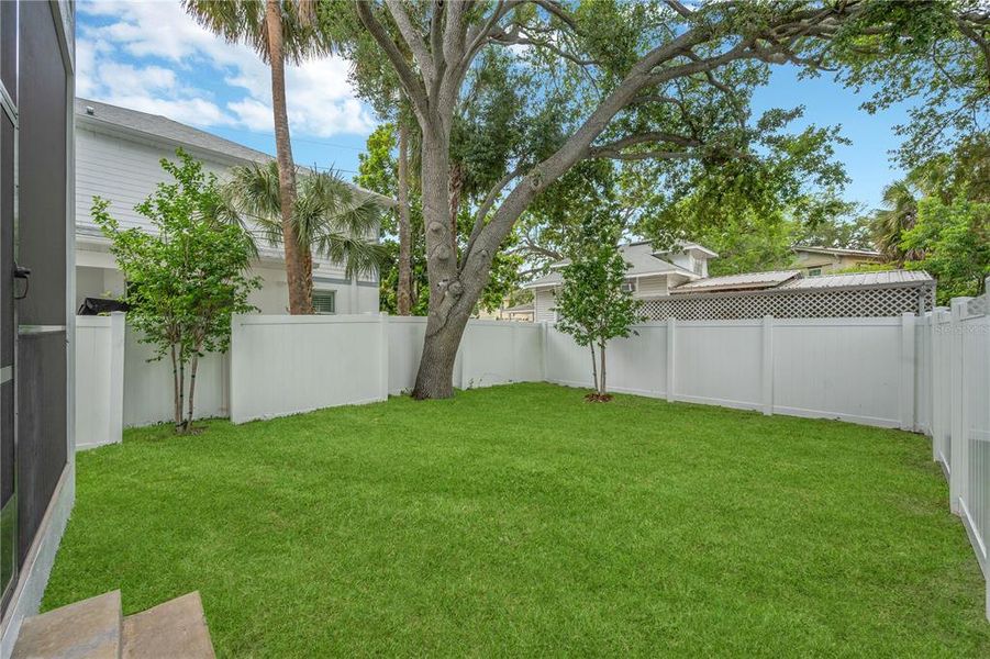 Exterior details and patio area of a home in , Tampa (Image 31).