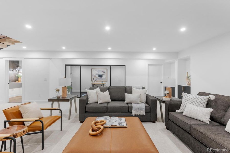 Furnished interior view inside a new home in , Denver (Image 9). Furnished interior view inside a new home in , Denver (Image 9).