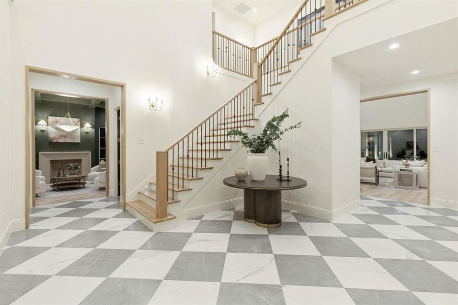 Furnished interior view inside a new home in , Dallas (Image 8). Furnished interior view inside a new home in , Dallas (Image 8).