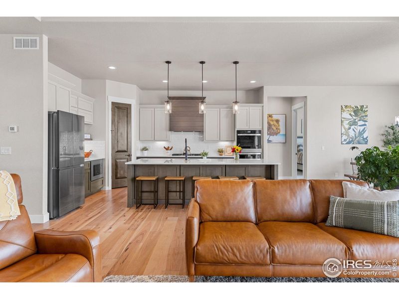 Kitchen + Living room