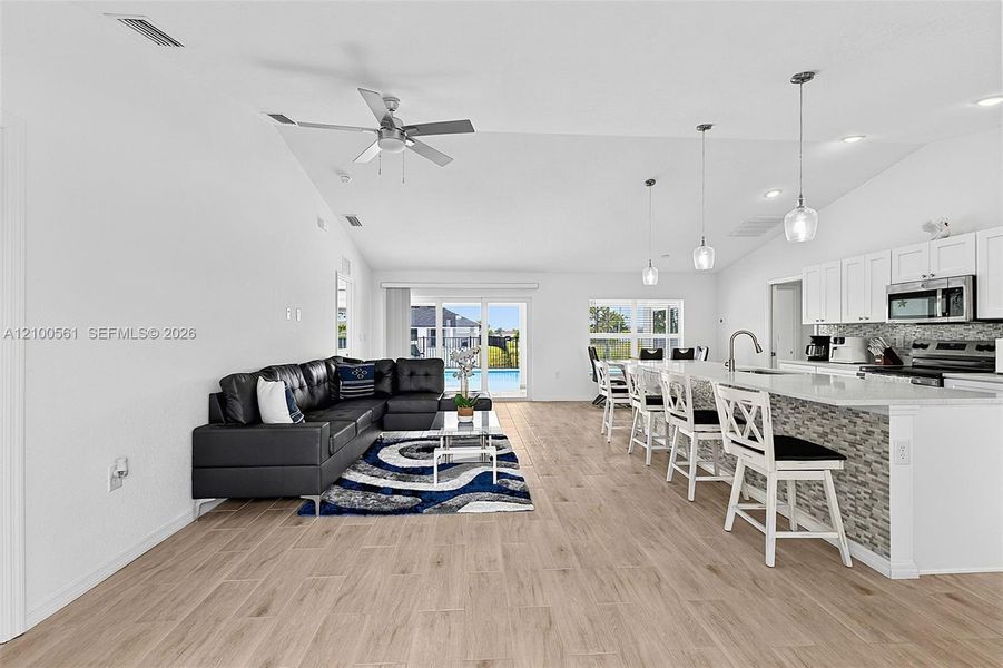 Furnished interior view inside a new home in , Cape Coral (Image 19).