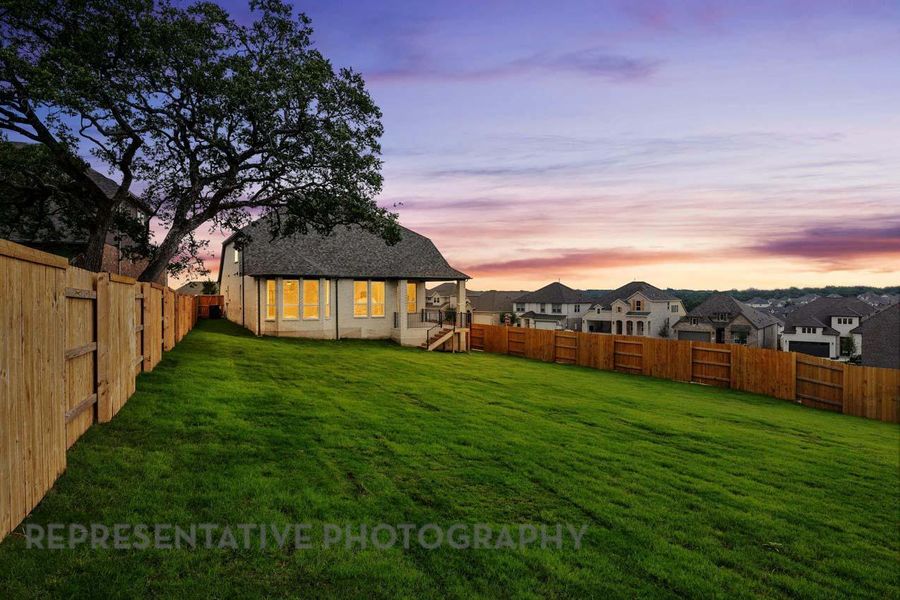 Front exterior of a new home in Parkside On The River: 50ft. lots, Georgetown, TX, highlighting curb appeal (Image 21).