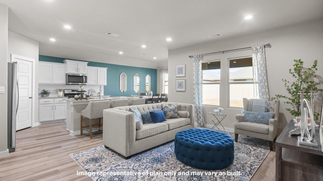 Furnished interior view inside a new home in Homestead at Parks Bell Ranch, Odessa (Image 9).