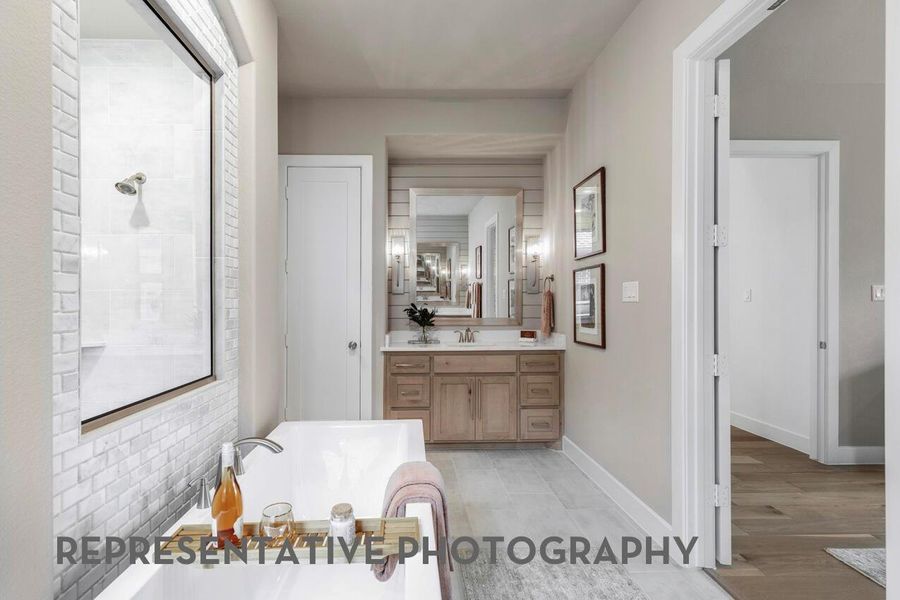 Furnished interior view inside a new home in Two Step Farm, Montgomery (Image 4).