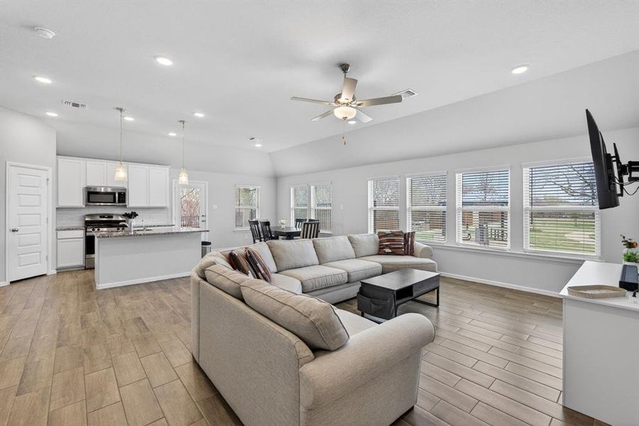 Furnished interior view inside a new home in Sagebrook, Denton (Image 9).
