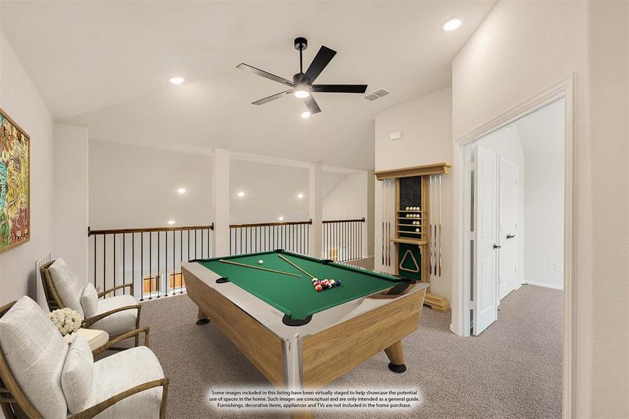 Furnished interior view inside a new home in Sable Creek, Sanger (Image 7).
