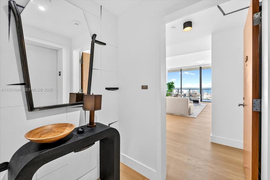 Furnished interior view inside a new home in , Miami Beach (Image 29). Furnished interior view inside a new home in , Miami Beach (Image 29).