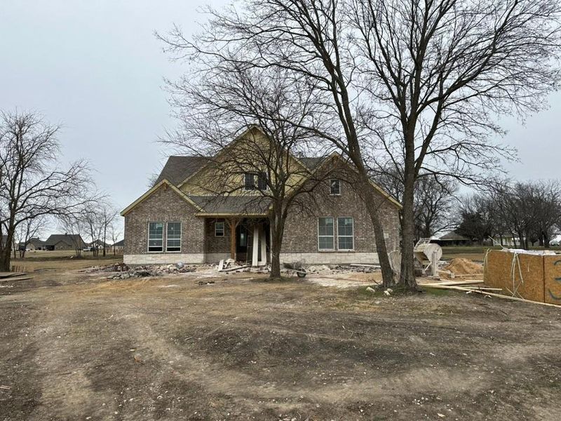 In-progress construction of a new home in Fannin Ranch, Leonard, TX (Image 11).