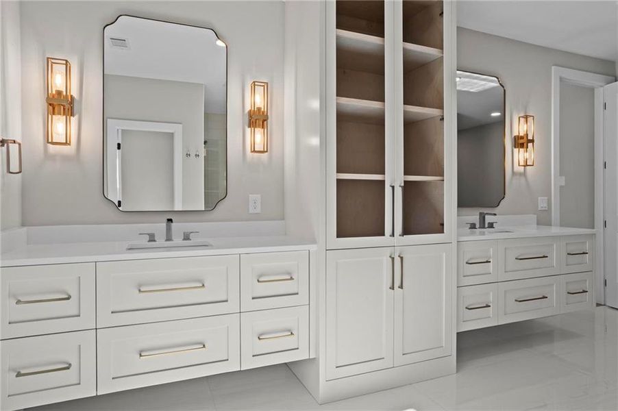 Furnished interior view inside a new home in , Atlanta (Image 21).