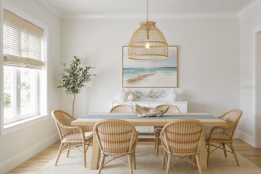 Furnished interior view inside a new home in , Sarasota (Image 11).