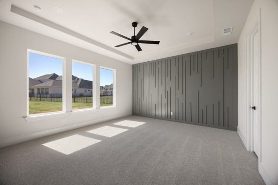 Spacious, unfurnished interior of a new home in Heath Golf and Yacht Club, Forney (Image 43).