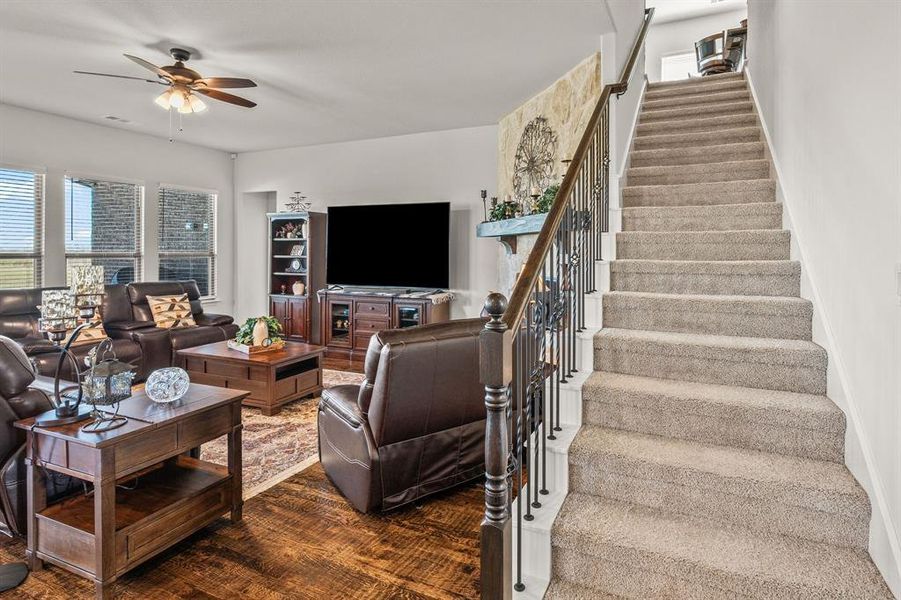 Furnished interior view inside a new home in , Blue Ridge (Image 13).