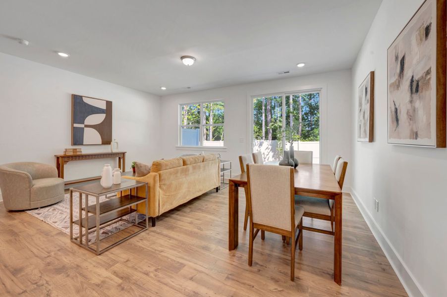 Furnished interior view inside a new home in Ashmore Townes, Garner (Image 7).