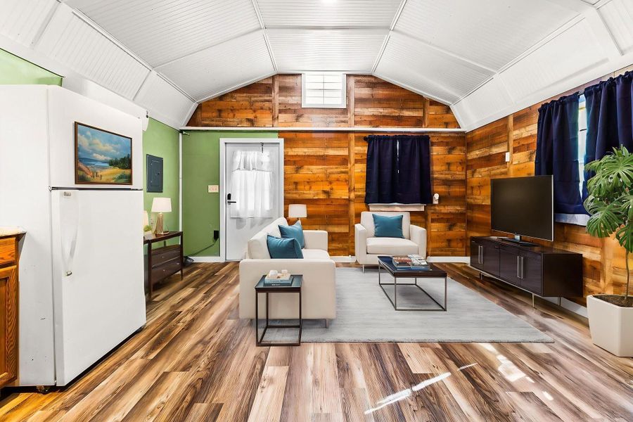 Virtually Staged Living Room with another option for furniture layout Virtually Staged Living Room with another option for furniture layout