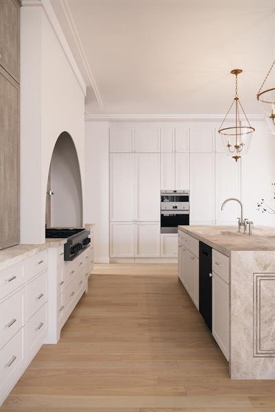 Furnished interior view inside a new home in , Dallas (Image 10).