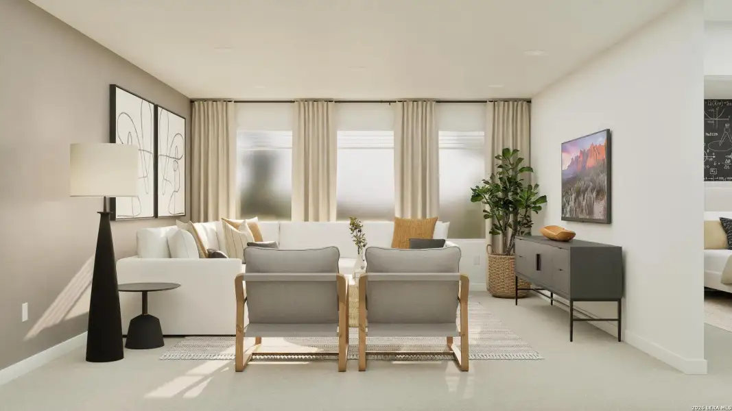 Furnished interior view inside a new home in Juniper Ranch, Spring Branch (Image 4).