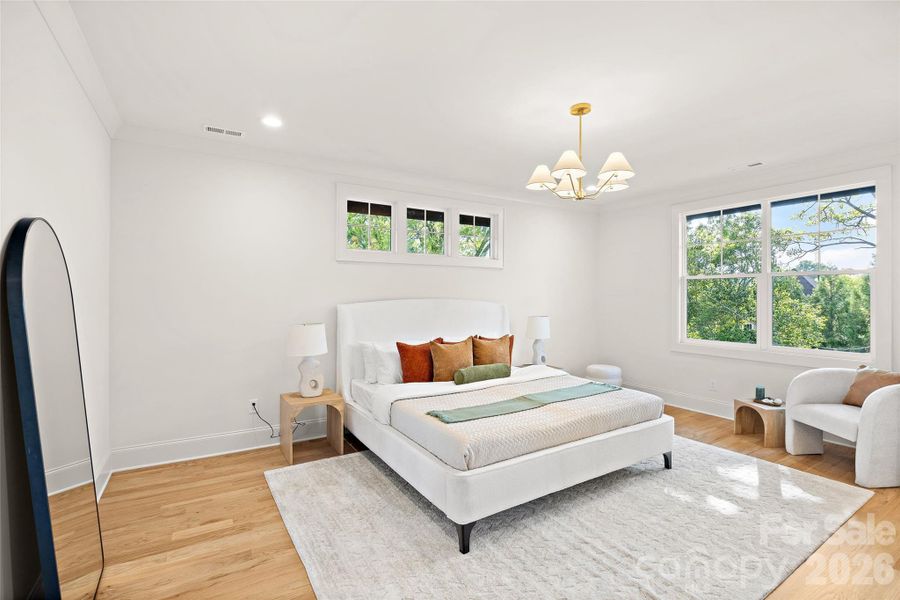Furnished interior view inside a new home in , Charlotte (Image 46).