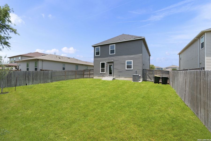 Exterior details and patio area of a home in Parklands, Schertz (Image 4).