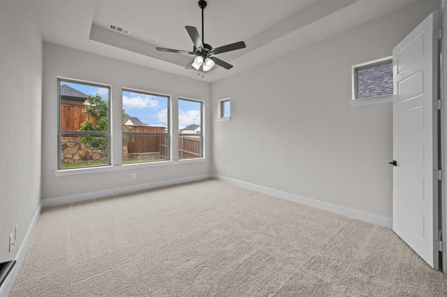 Spacious, unfurnished interior of a new home in Walsh Classic, Aledo (Image 23). Spacious, unfurnished interior of a new home in Walsh Classic, Aledo (Image 23).