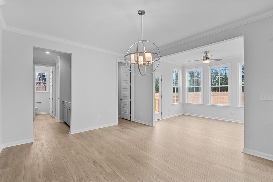 Spacious, unfurnished interior of a new home in Lilah Grove, Summerfield (Image 37). Spacious, unfurnished interior of a new home in Lilah Grove, Summerfield (Image 37).