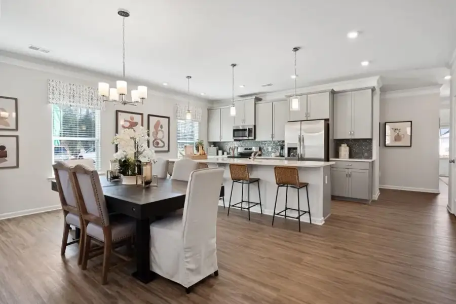 Furnished interior view inside a new home in The Stiles, Cartersville (Image 15).