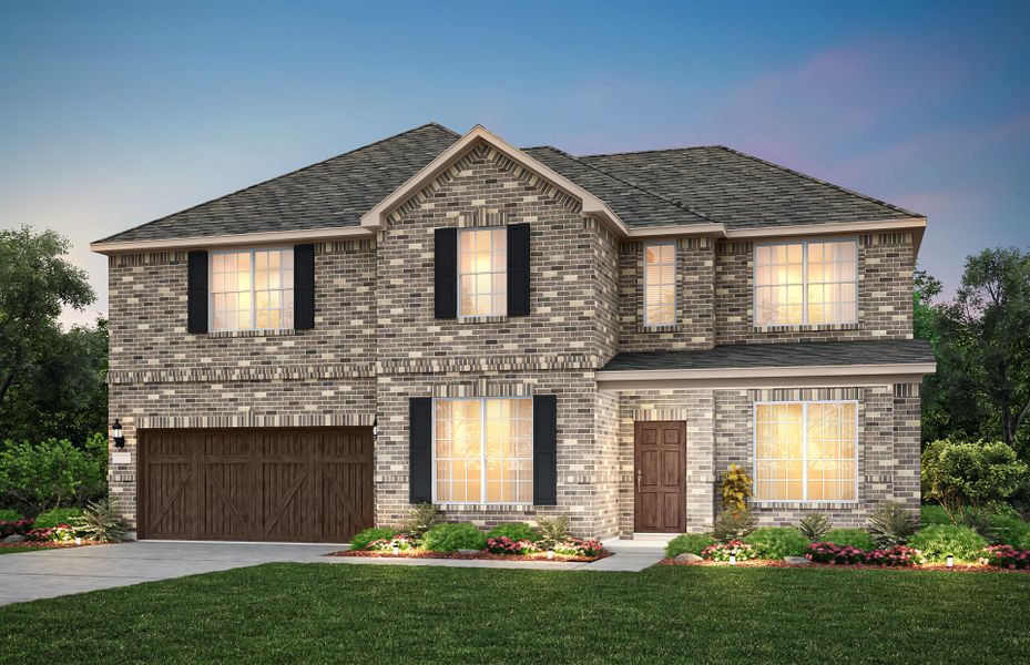 The Oak Grove, a two-story home with 2-car garage,