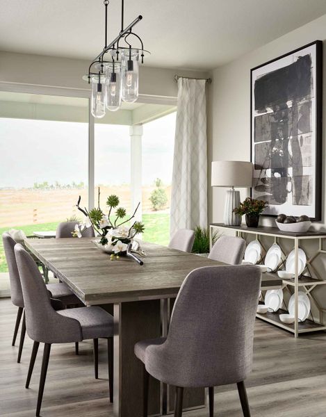 Representative furnished interior of a home built from the 4031 by Tri Pointe Homes in The Aurora Highlands, Aurora (Image 7).