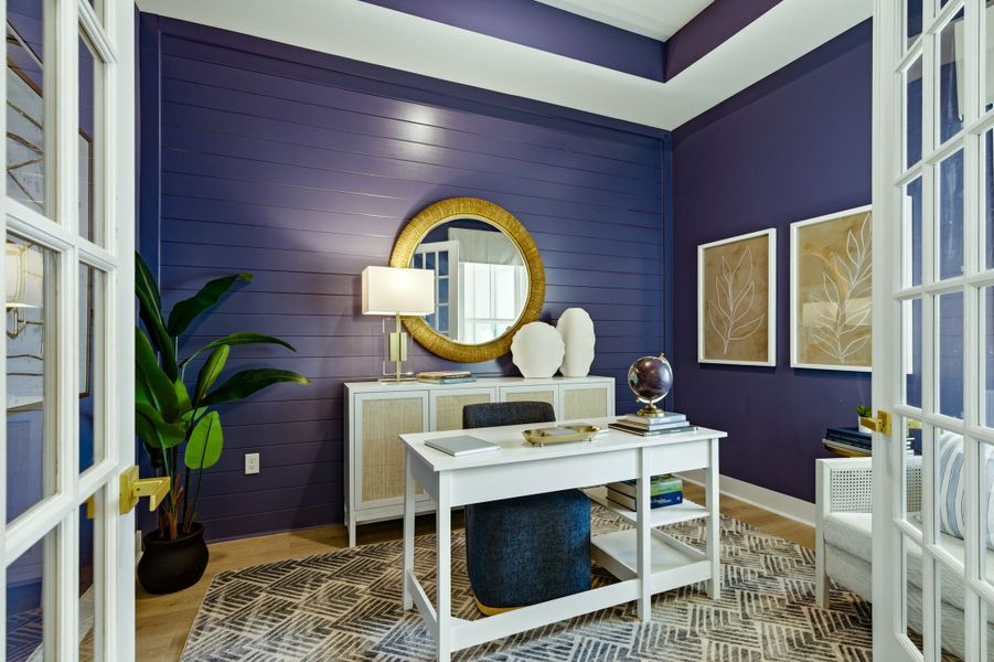 Representative furnished interior of a home built from the Sterling by Beazer Homes in Marshfield, Longs (Image 11).