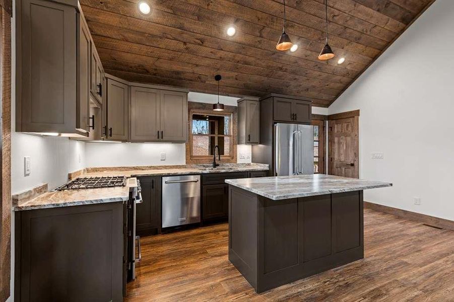 Furnished interior view inside a new home in , Blue Ridge (Image 4). Furnished interior view inside a new home in , Blue Ridge (Image 4).