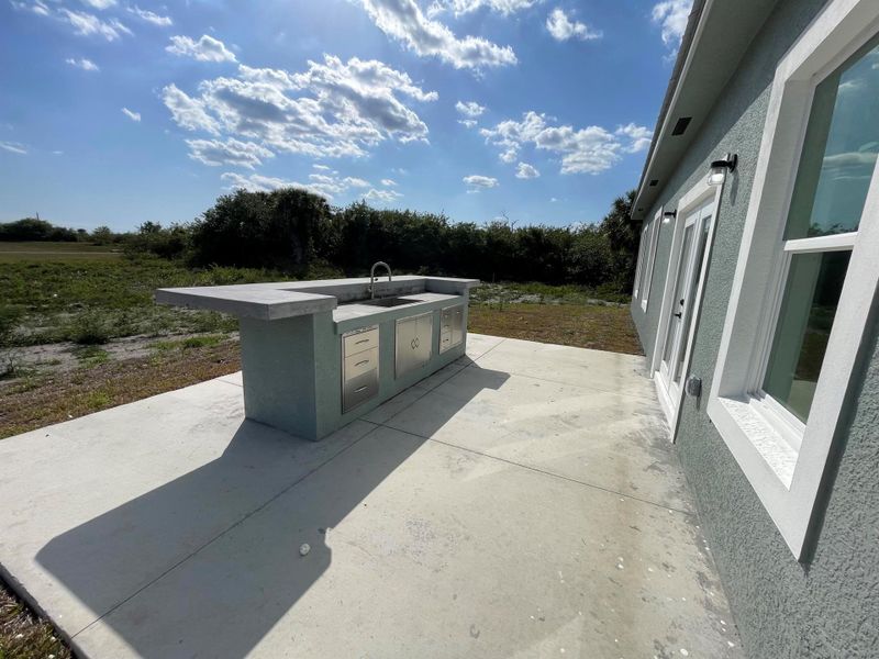 Exterior details and patio area of a home in , Labelle (Image 4). Exterior details and patio area of a home in , Labelle (Image 4).